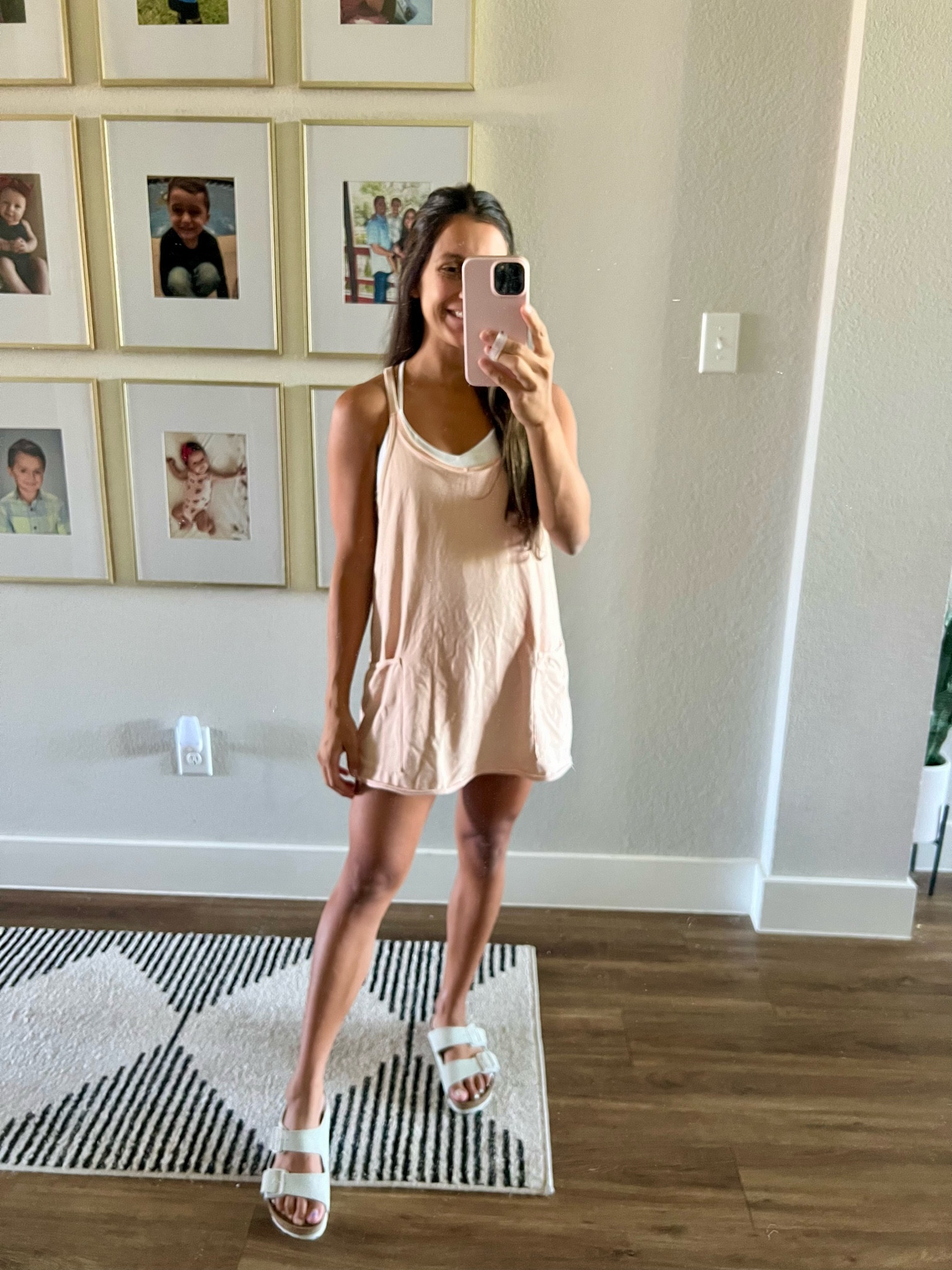 Wearing xs in dress 

Hot shot onesie, hot shot dress, free people, free people dress, postpartum outfit, Birkenstock sandals, casual mom outfit, mom style, mom outfitt

#LTKstyletip #LTKSeasonal #LTKfindsunder100
