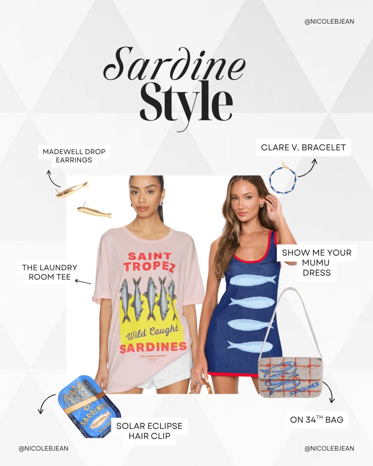 Say hello to the hottest trend of the summer: sardines. Read more at nicolebjean.com.