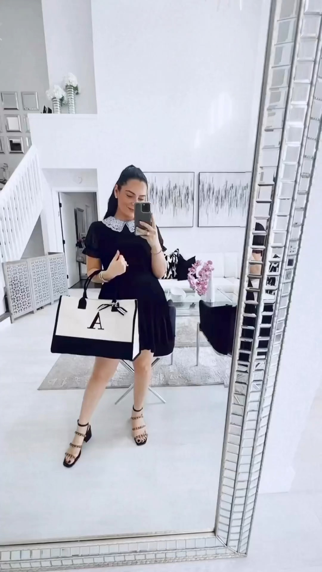 My bestie bought me the cutest monogrammed bag! Perfect for carrying my interior design samples, laptops and more. Makes for a great bridal party or girls weekend gift ! 🖤🖤

Shop this look & my other fav finds on my @shop.ltk LINK IN BIO 🖤

#LTKsalealert #LTKGiftGuide #LTKFind