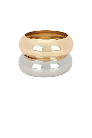 Chunky Bangles Set Of 2 | Revolve Clothing (Global)