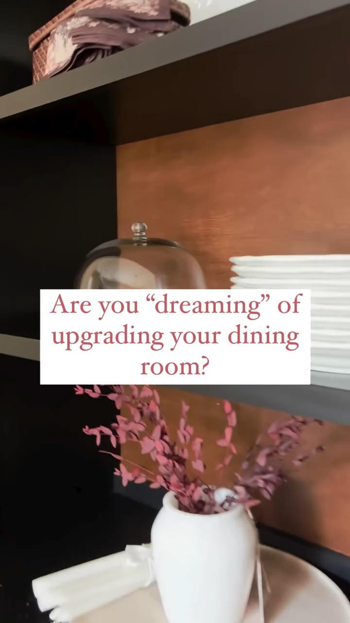 Check my highlights under client projects for a “before” of this classic dining room hutch. I styled this for a client using things that she can easily grab and use when setting her table like dinnerware, serving trays, napkins and candles.