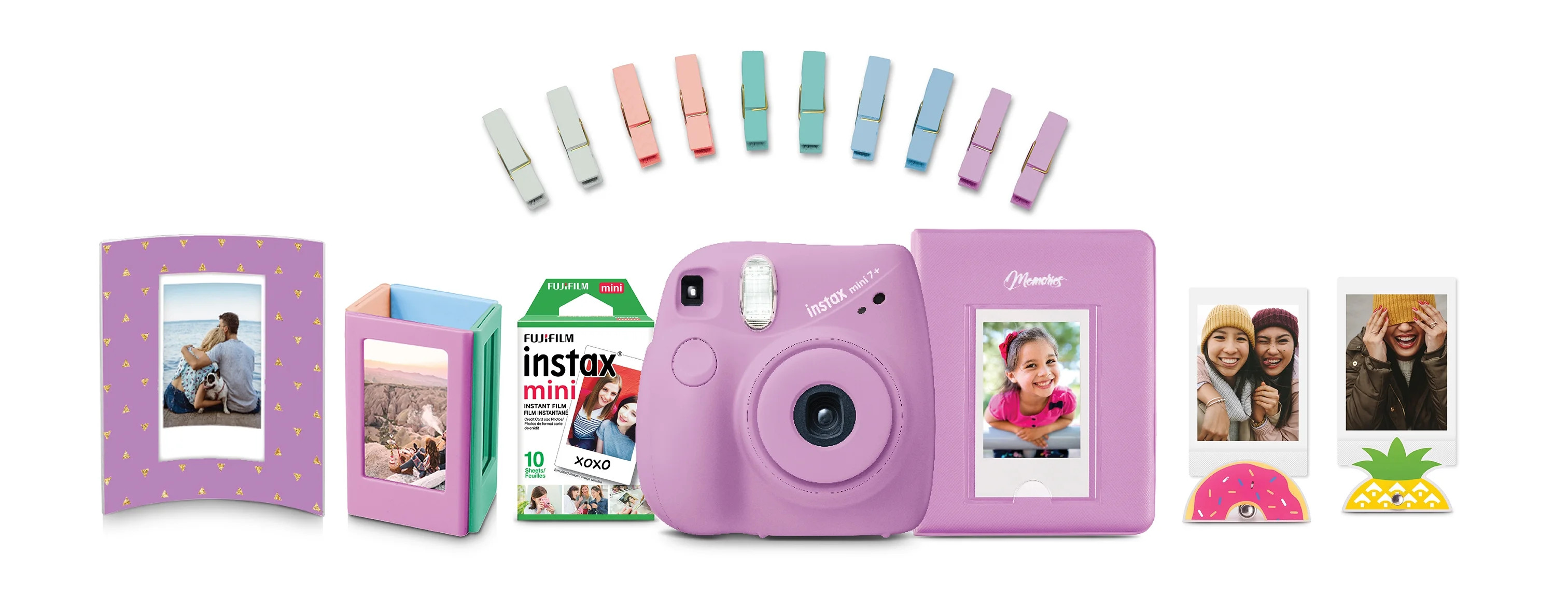 FUJIFILM Instax Mini 7+ Purple Bundle - Walmart.com | Walmart (US)