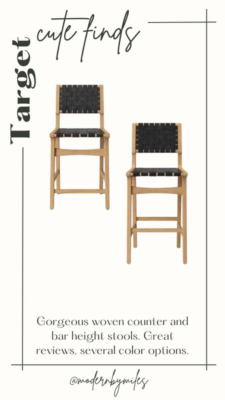 Woven stools fit for any location at Target!

Seating, affordable seating, dining room chairs, kitchen island seating, barstools 

#LTKfamily #LTKFind #LTKhome