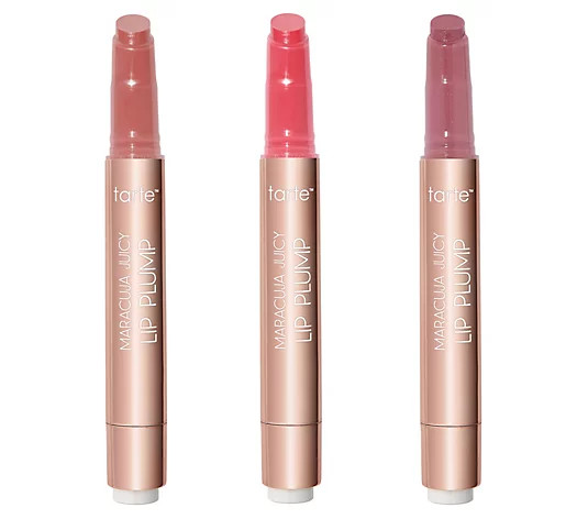 tarte Maracuja Juicy Lip Plump Special Edition Summer Essentials Trio - QVC.com | QVC