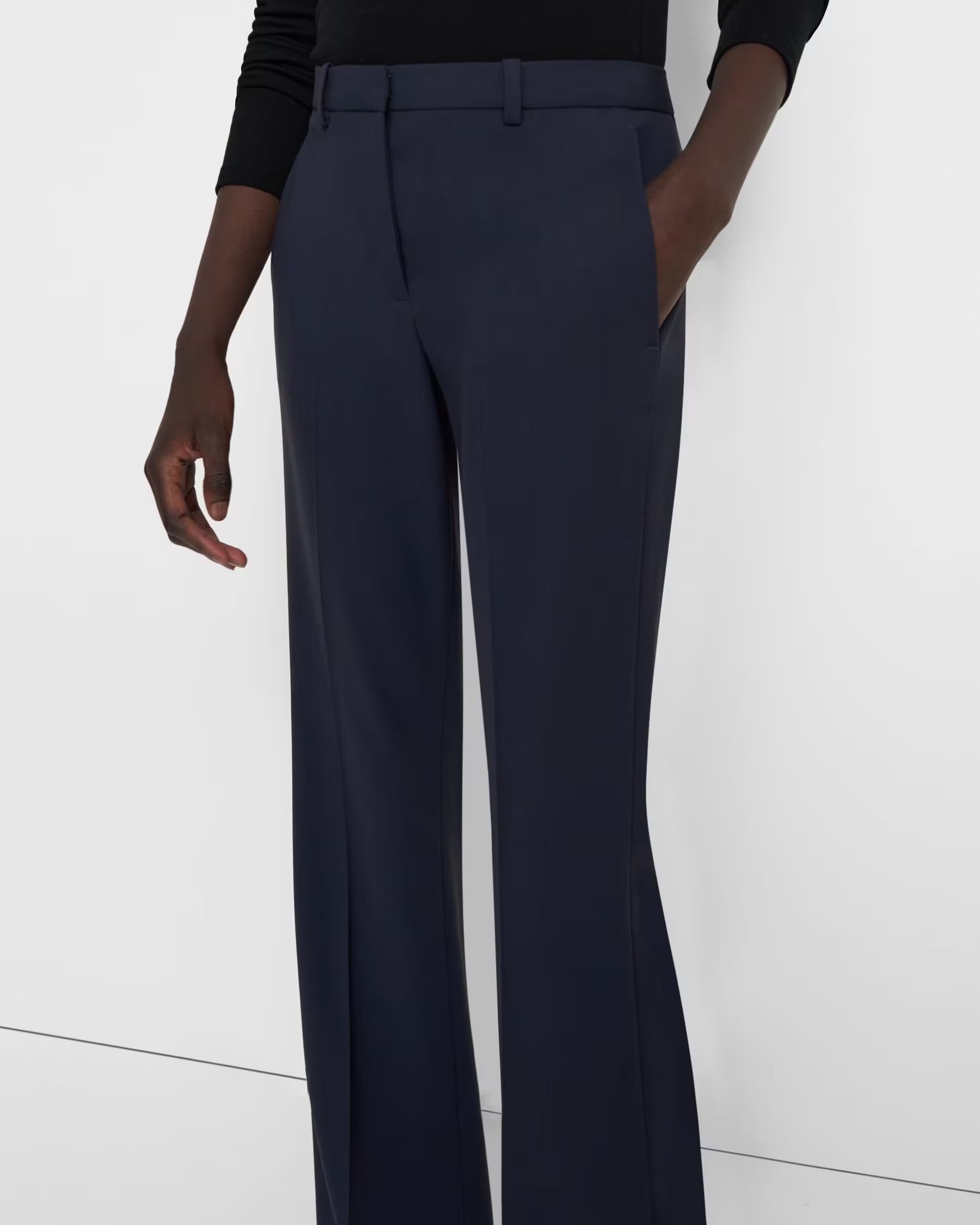 Demitria Pant in Good Wool | Theory
