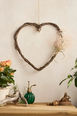 Dried Vine Heart Wreath | Anthropologie (US)