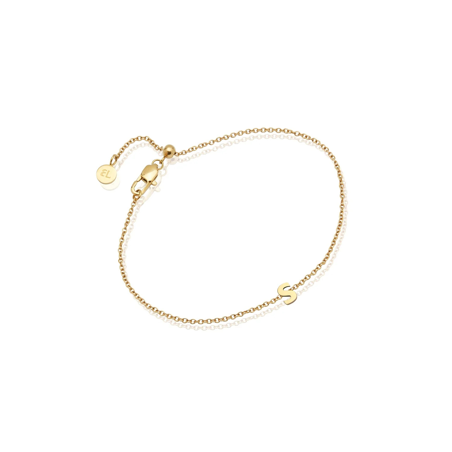 Personalised Gold Initial Bracelet | Abbott Lyon