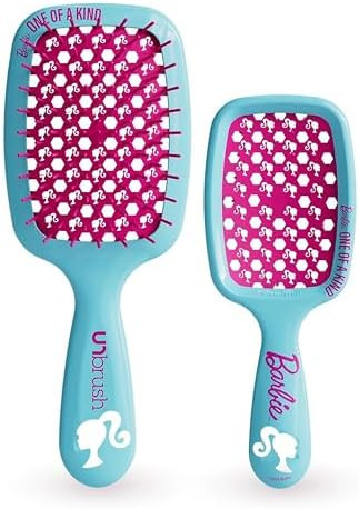 UNbrush Barbie Detangling Brush Duo - One of a Kind - Blue | Amazon (US)