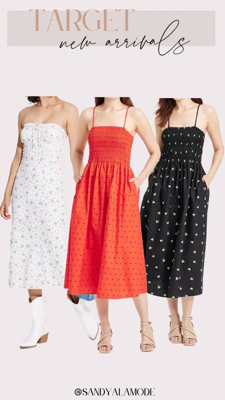 Target new arrivals | Target spring dress | | chic summer dress | affordable spring dress 

#LTKstyletip #LTKfindsunder100 

#LTKSeasonal