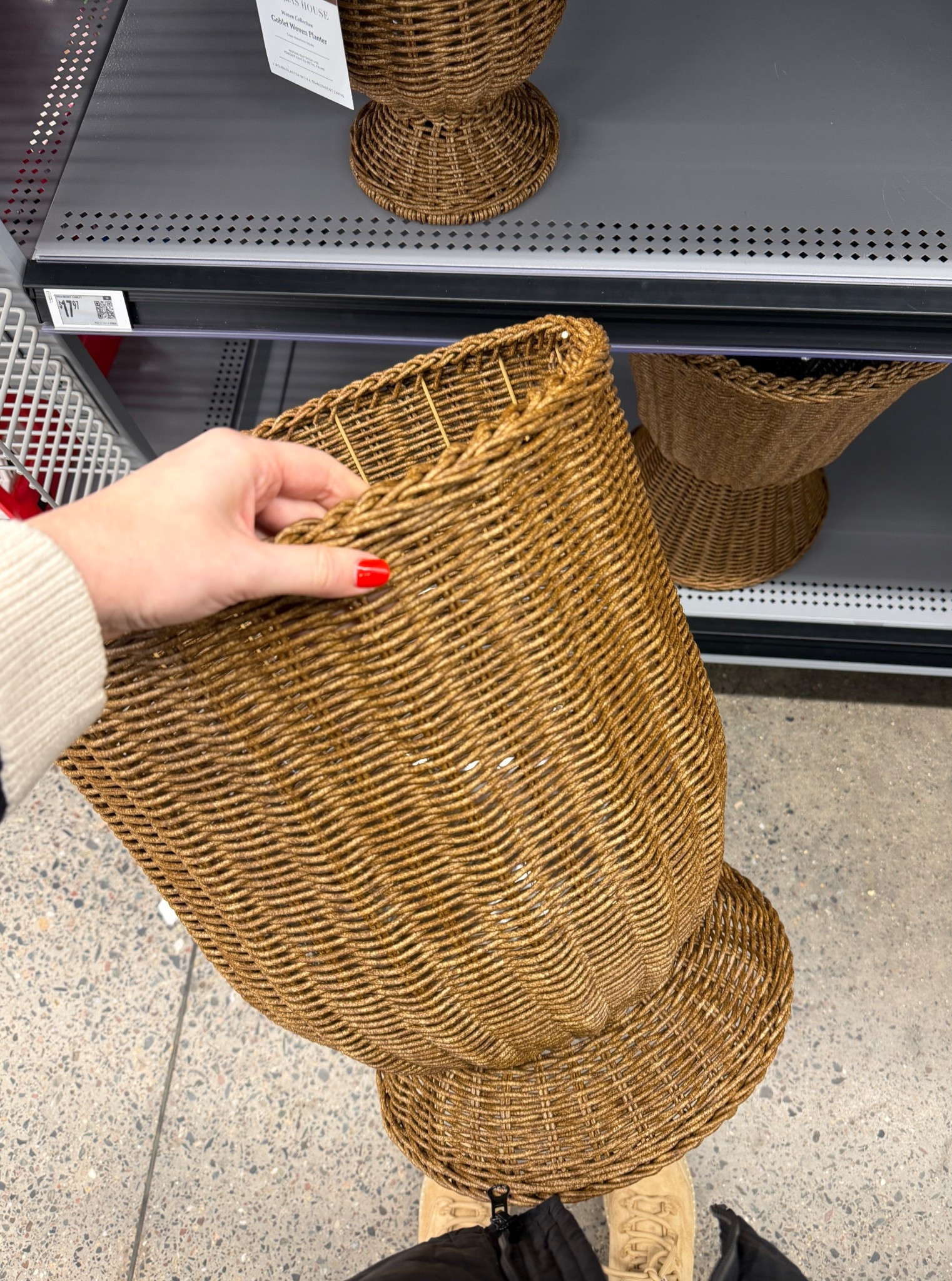 The most gorgeous large woven planter under $45!

#LTKFindsUnder50 #LTKSeasonal #LTKHome