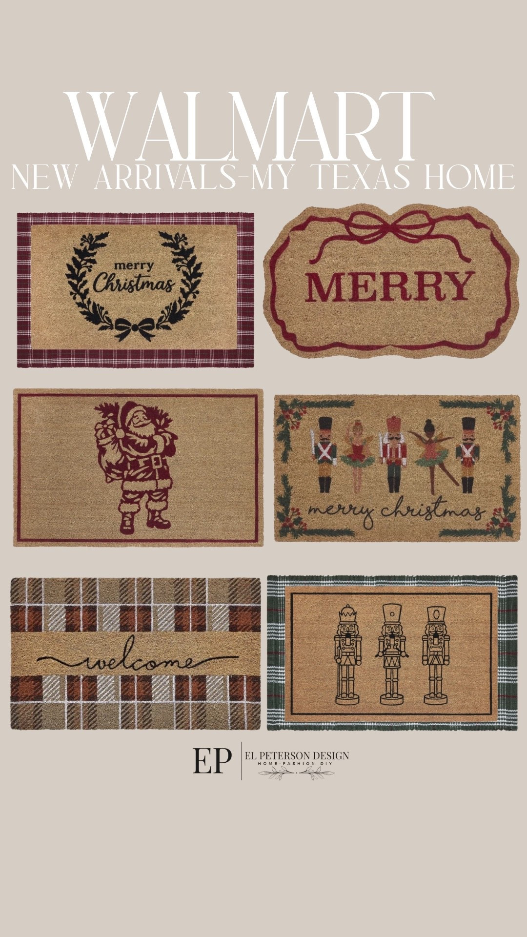 Walmart
My Texas home new arrivals
Door mats

#LTKHome