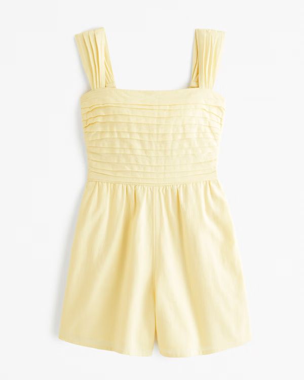 Emerson Off-The-Shoulder Romper | Abercrombie & Fitch (US)