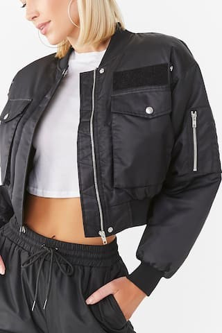 Cropped Bomber Jacket | Forever 21 (US)