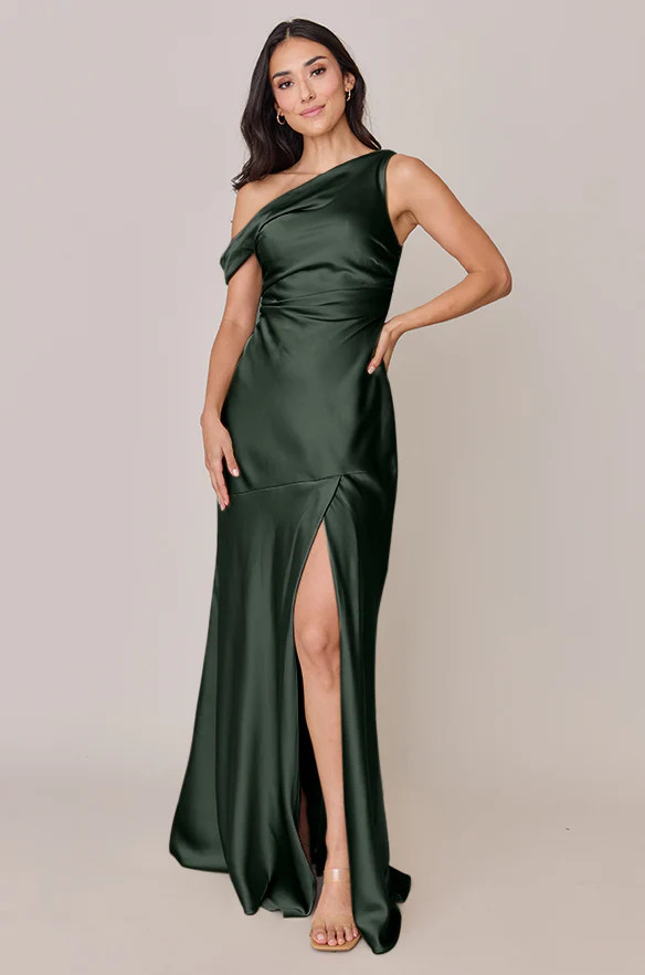 Livvy Satin Dress | Revelry