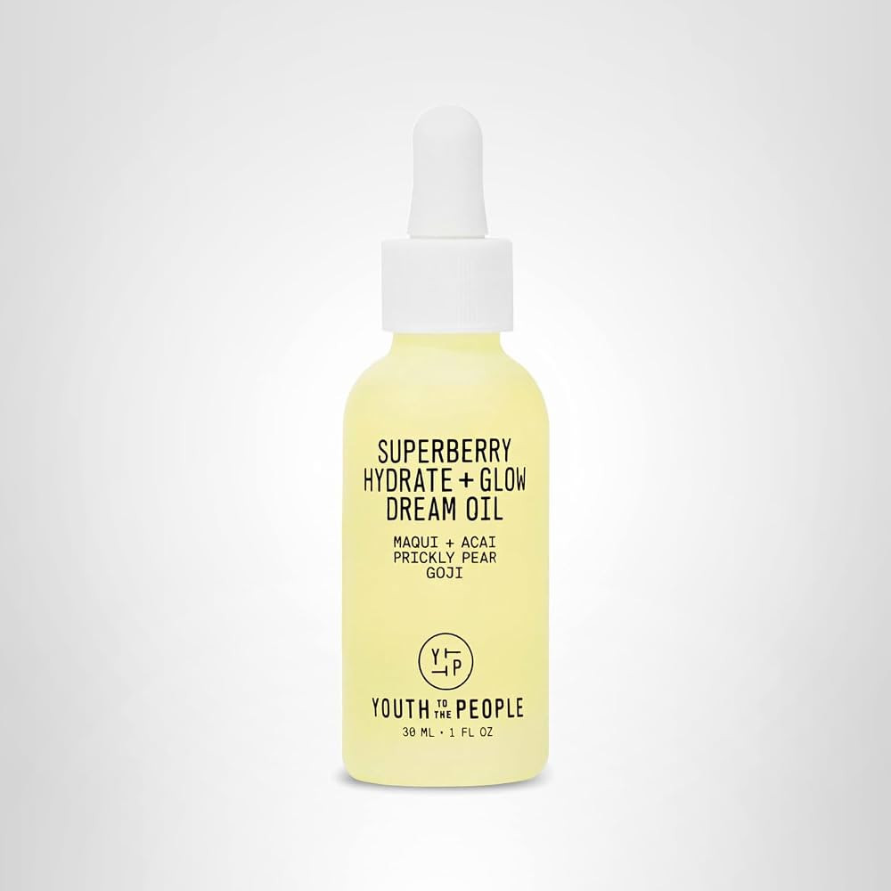 Youth To The People Superberry Hydrate + Glow Dream Face Oil - Revives Dull + Dry Skin, Boosts Ra... | Amazon (US)
