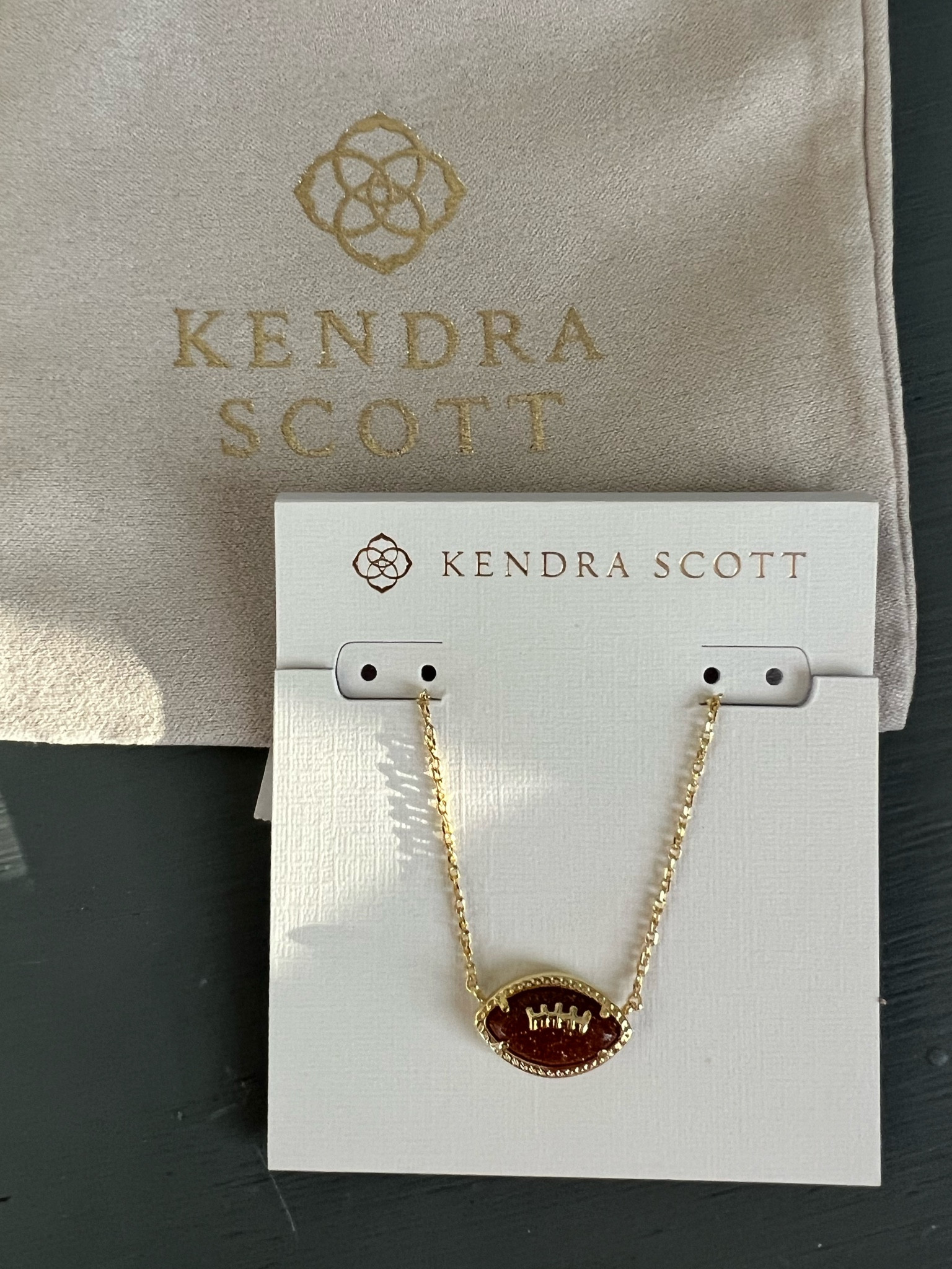 NEW Kendra Scott football necklace! 🏈 #gameday #football #gmaedayoutfit#LTKFind 

#LTKSeasonal #LTKstyletip
