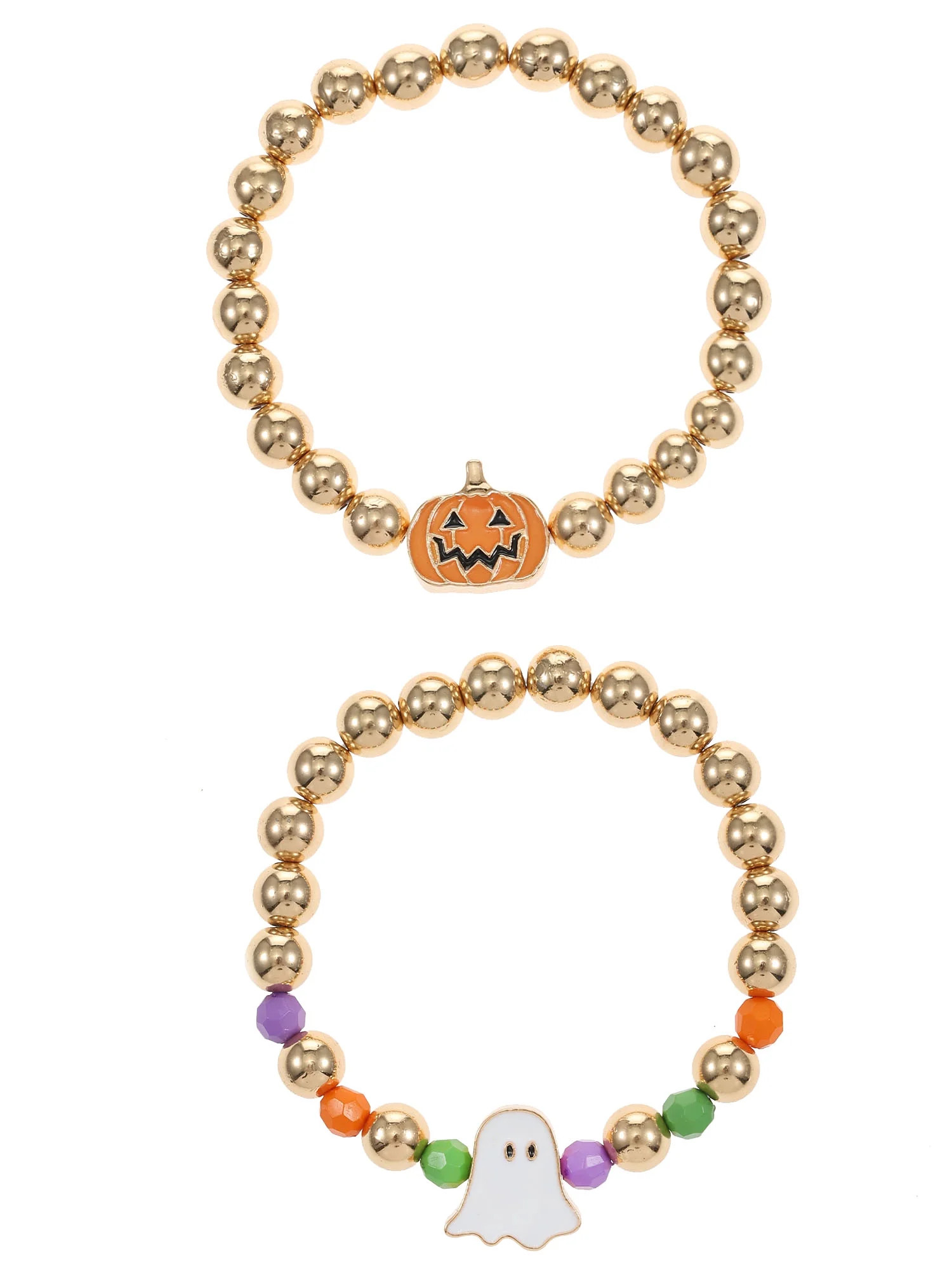 Way to Celebrate Charm Halloween Stretch Bracelet Set 2 Pieces | Walmart (US)