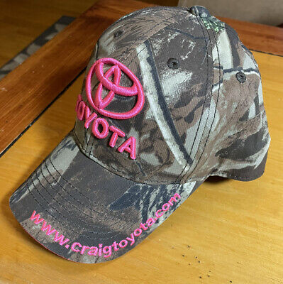 TOYOTA Pink Logo Camouflage Embroidered Baseball CAP Hat Craig Toyota  | eBay | eBay US