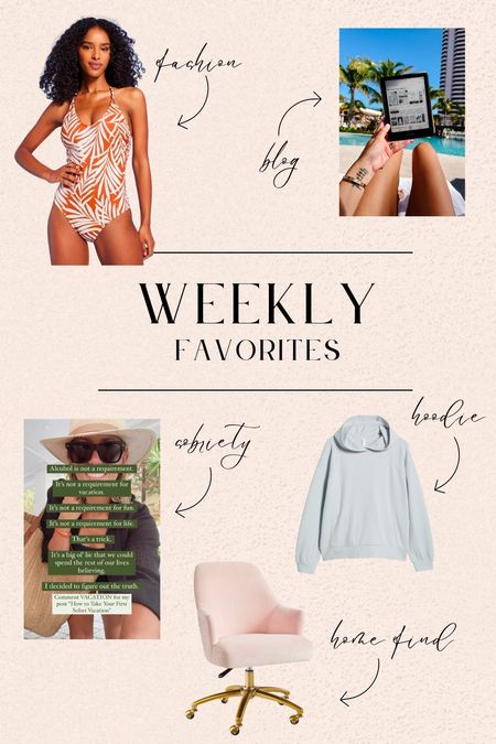 Weekly follower favorites // Read the blog on how to take your first sober vacation and bring this cute Target swimsuit with you.

#LTKSeasonal #LTKstyletip #LTKtravel