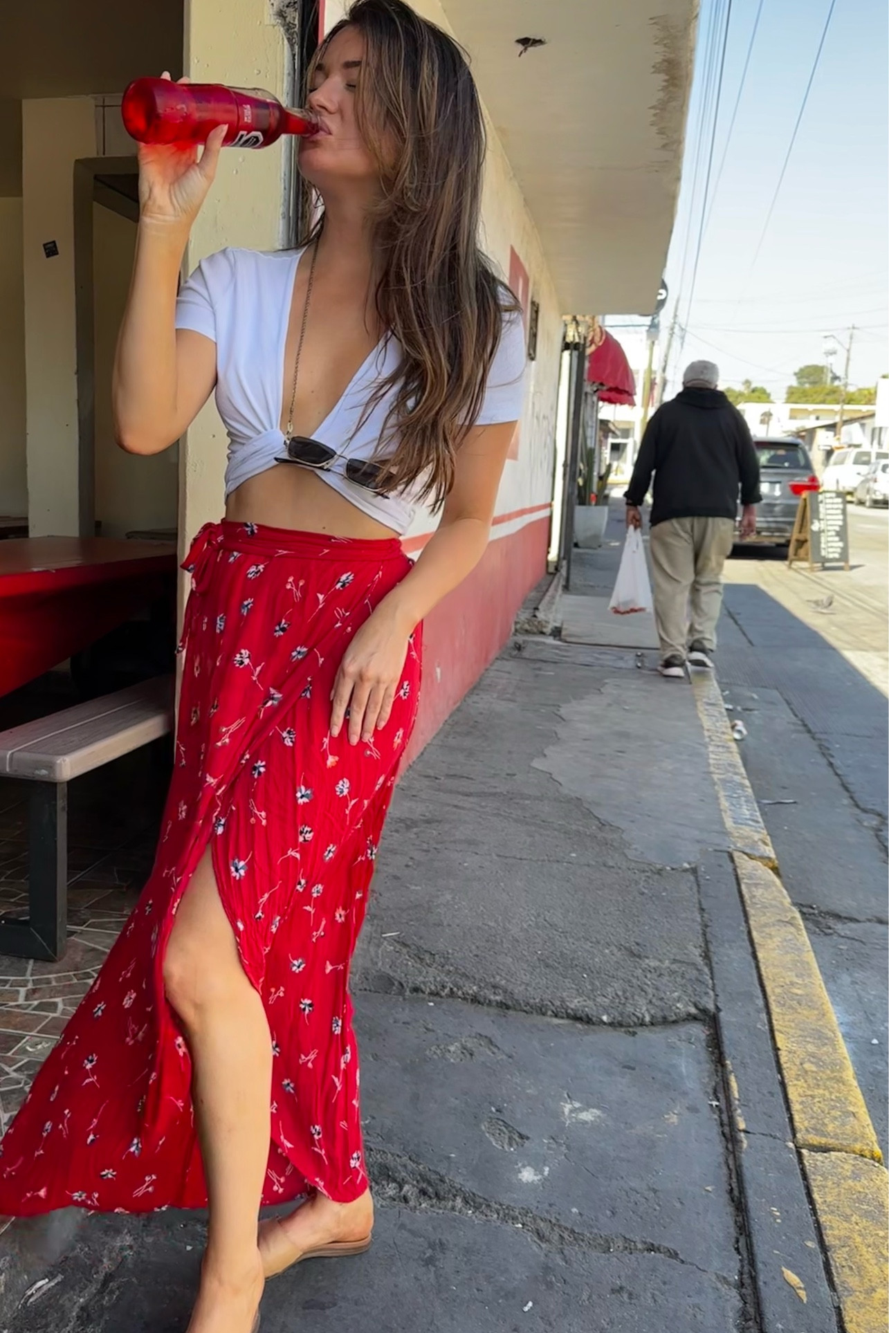 Ladies of the IBTC Invest in a tie top! You can wear it so many ways! ☀️

Skirt I’ve had for ages, but I found you a couple you may like ❤️

#LTKstyletip #LTKshoecrush #LTKtravel