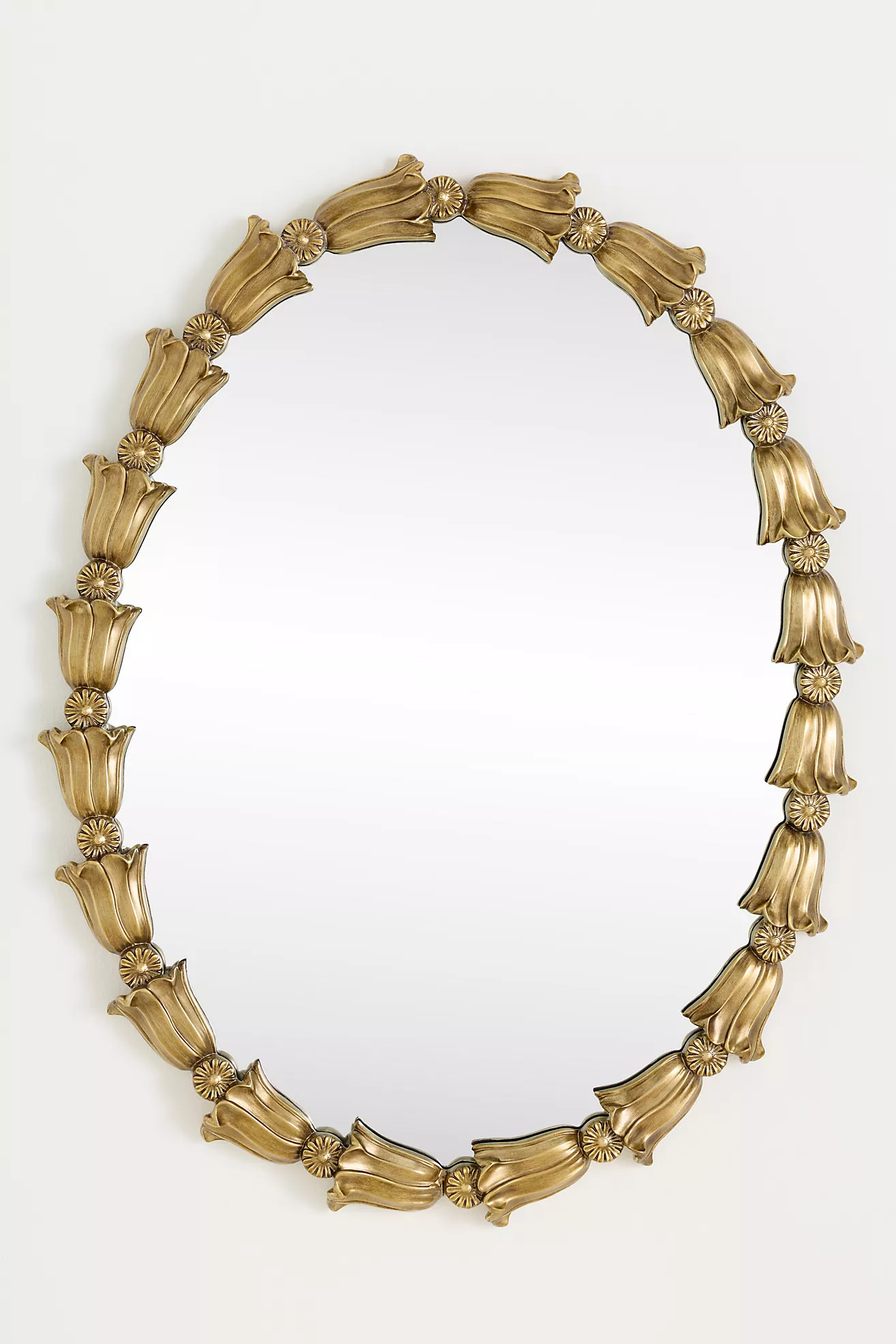 Arabella Floral Oval Wall Mirror | Anthropologie (US)