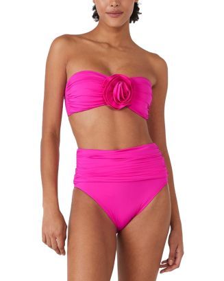 Bandeau Bikini Top & High Waist Bikini Bottom | Bloomingdale's (US)