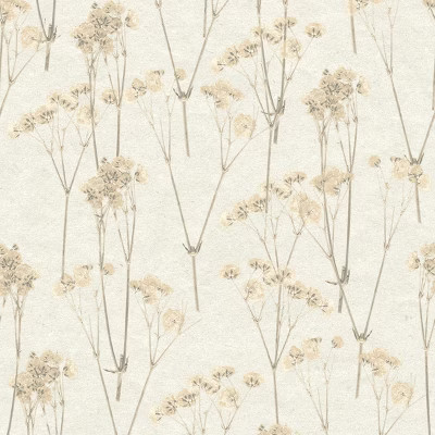 Veer Decor Spry Flower Cream Wallpaper | Target
