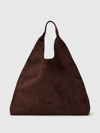 Vegan Suede Slouchy Tote Bag | Gap (US)