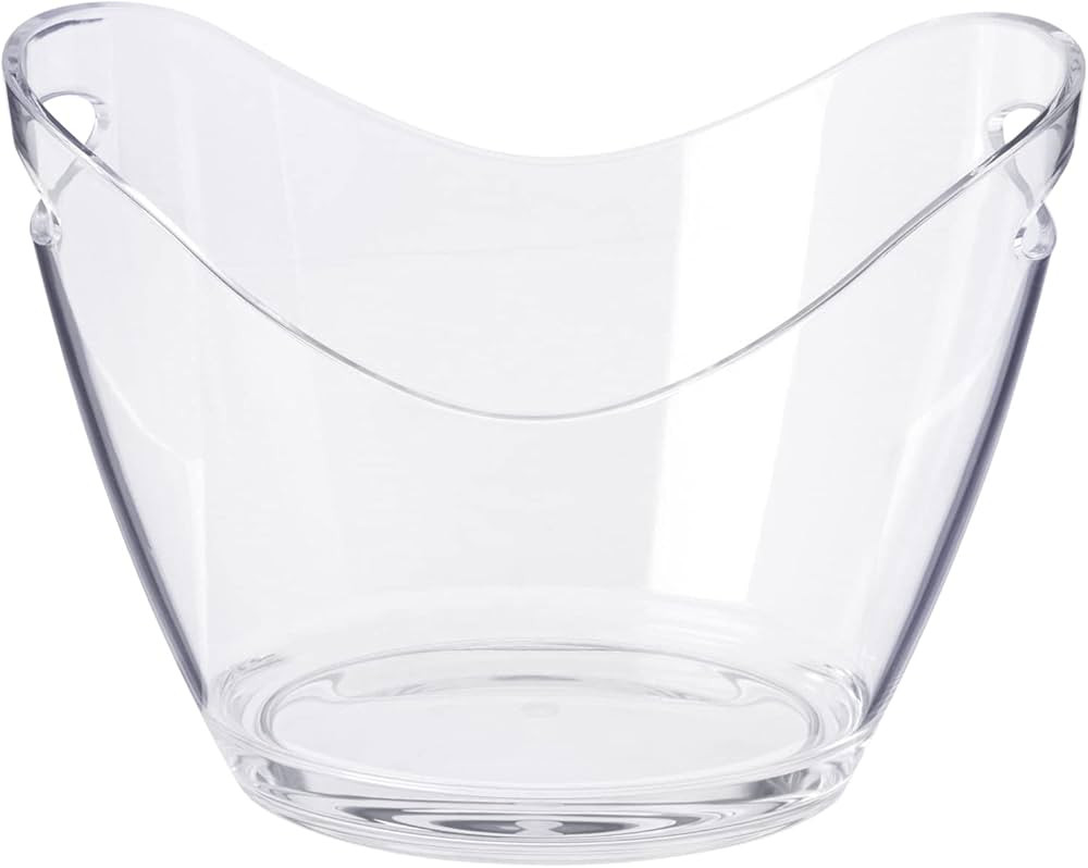 Devine Accessories - Ice Bucket Clear Acrylic 3.5 Liter Good for 2 Wine or Champagne Bottles Ice ... | Amazon (US)