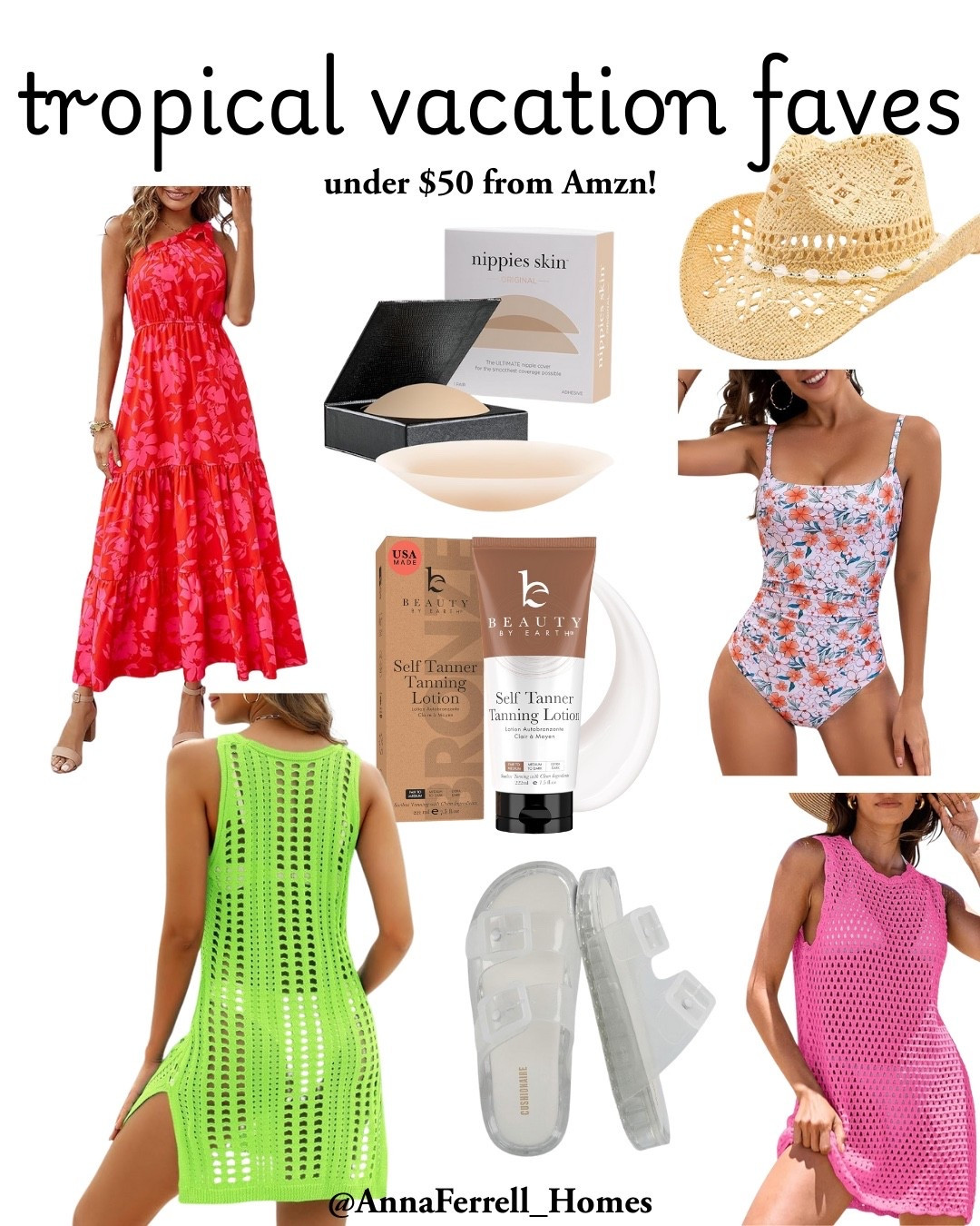 Tropical Vacation Favorites all from Amzn & under $50 ☀️🙌🏼

#LTKTravel #LTKmomlife #LTKFindsUnder50