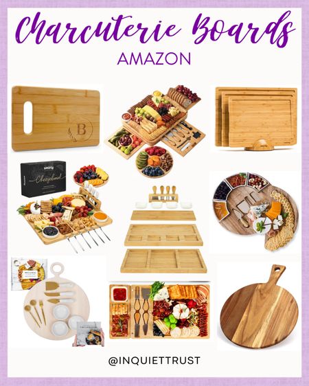 Spice up snack time whenever you hold parties and events with these Amazon charcuterie boards!
#affordablefinds #kitchenmusthaves #hostesslife #diningessentials

#LTKstyletip #LTKSeasonal #LTKhome