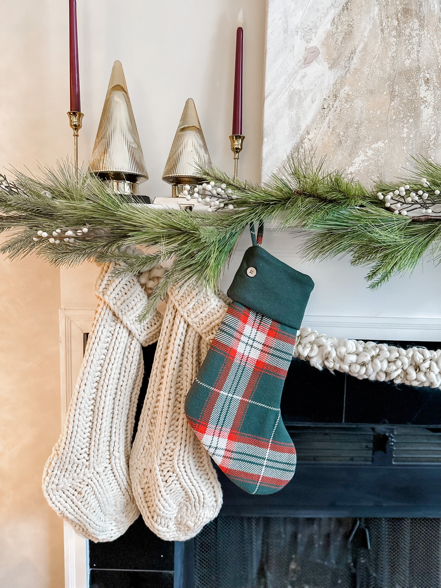 Christmas Decor, Garland, Mantle Decor, Holiday Decor 

#LTKunder50 #LTKSeasonal #LTKHoliday