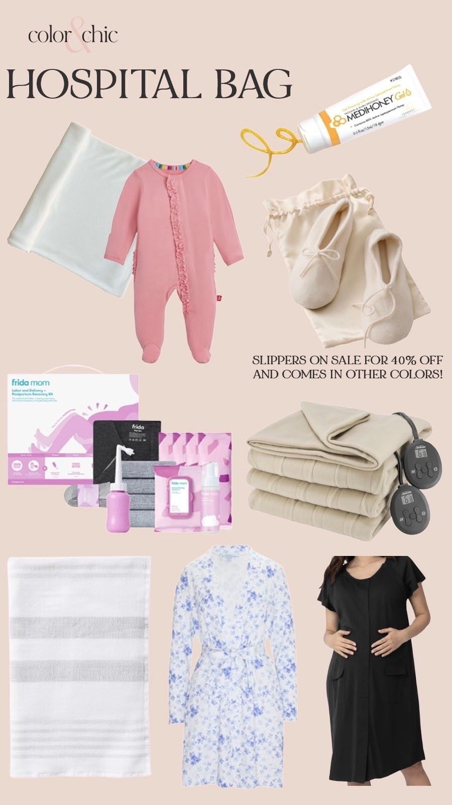 My hospital bag is packed! Including swaddle, Frida mom, heated blanket, and more  

#LTKBump #LTKBaby