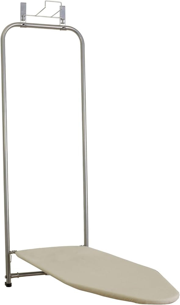 Household Essentials 144222 Over The Door Small Ironing Board with Iron Holder, Natural Cotton Co... | Amazon (US)