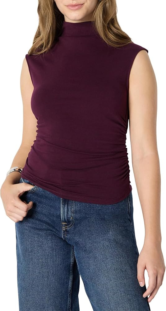 Amazon Essentials (Demi's Pick) Women's Slim-Fit Sleeveless High-Neck Top | Amazon (US)