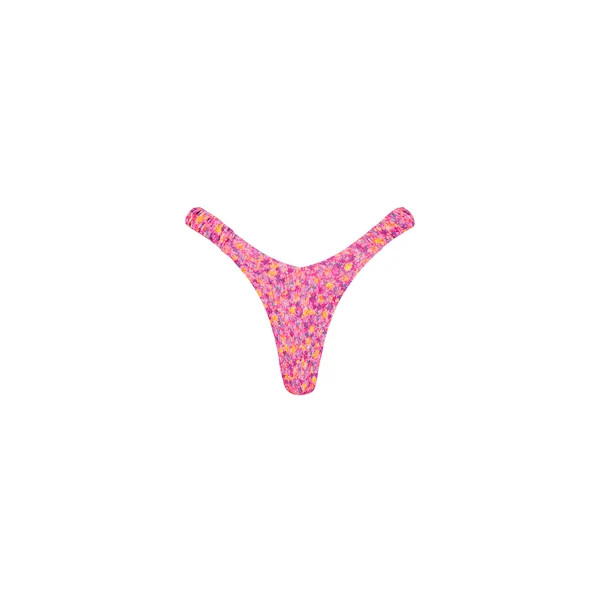 Retro Y Thong Bikini Bottom - Gelato Bloom | Kulani Kinis US