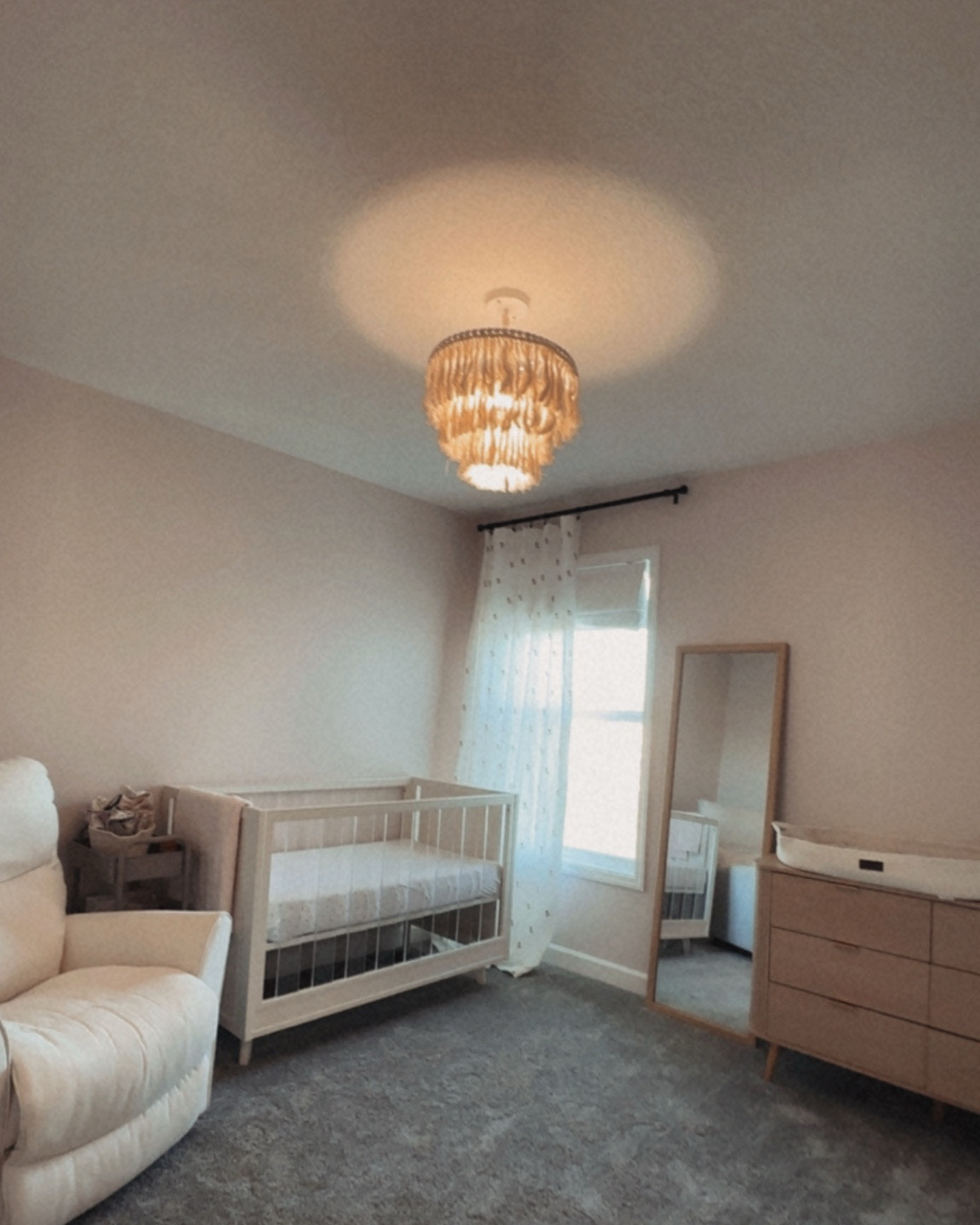 Love our baby girls nursery!! We painted the walls a soft pink that I’m obsessed with - color is Behr Cameo Stone. It’s such a soft room. Chair is a custom order fabric from LaZBoy but linking their other options that aren’t custom.  

#LTKKids #LTKBaby #LTKHome