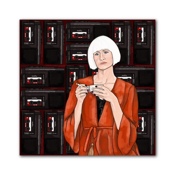 Twin Peaks  Diane  Art Print  8 X 8 | Etsy | Etsy (US)