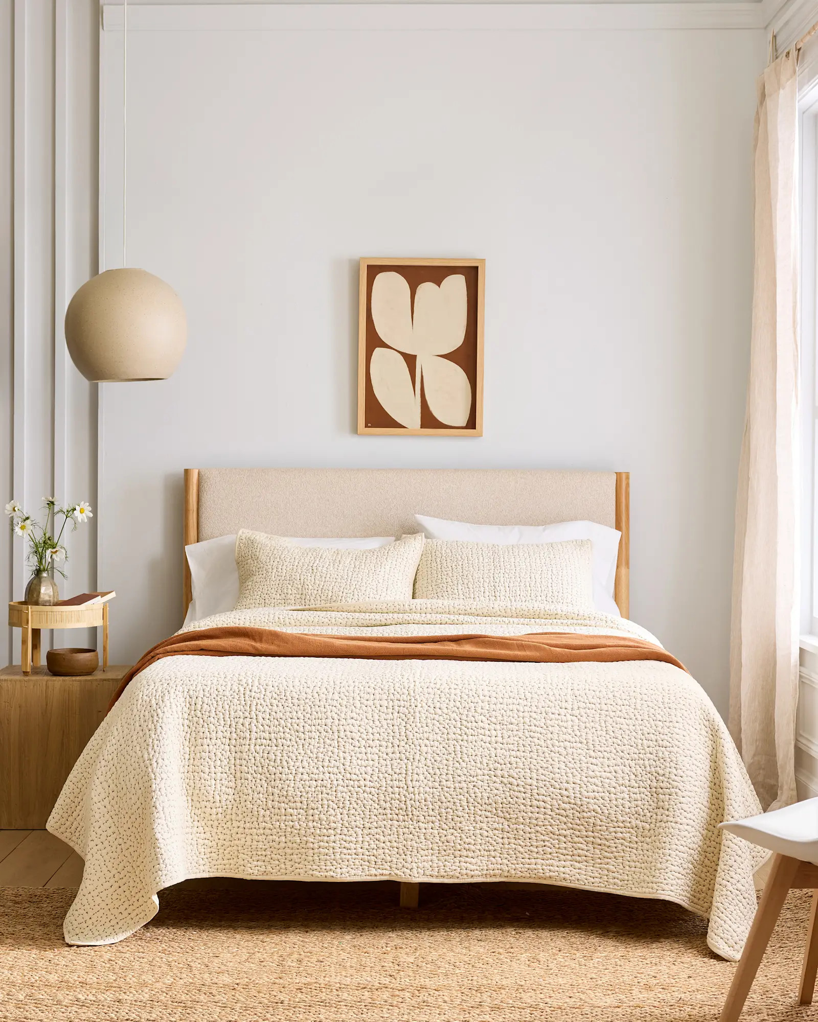 Organic Cotton Hand Stitched Quilt | Quince