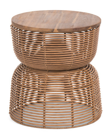 Outdoor Acacia Top Table | TJ Maxx