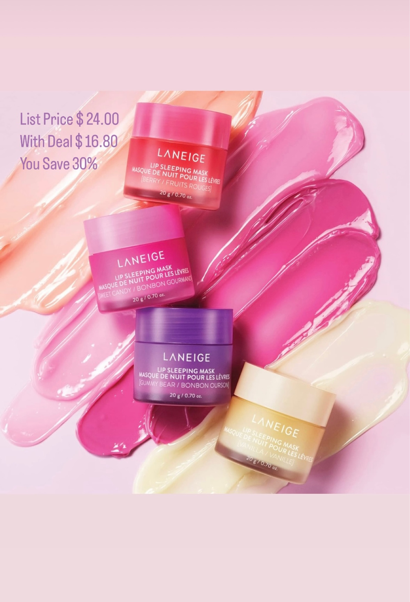 Todays Find Amazon Deal!  30% off Laneige lip mask! I use this lip mask every night.  It makes my lip so moisturized. 

#LTKbeauty #LTKsalealert