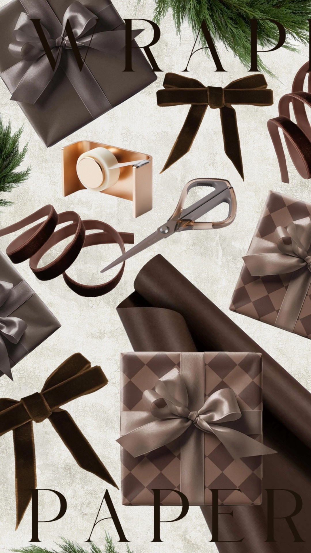 Wrapping paper & ribbons 🤎

#wrappingpaper #ribbon #wreath #christmas #garland 



#LTKFindsUnder50 #LTKHoliday #LTKSeasonal