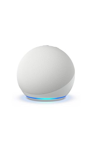 Amazon Echo Dot (newest model) - Vibrant sounding speaker, Designed for Alexa+, Great for bedrooms, dining rooms and offices, Glacier White | Amazon (US)