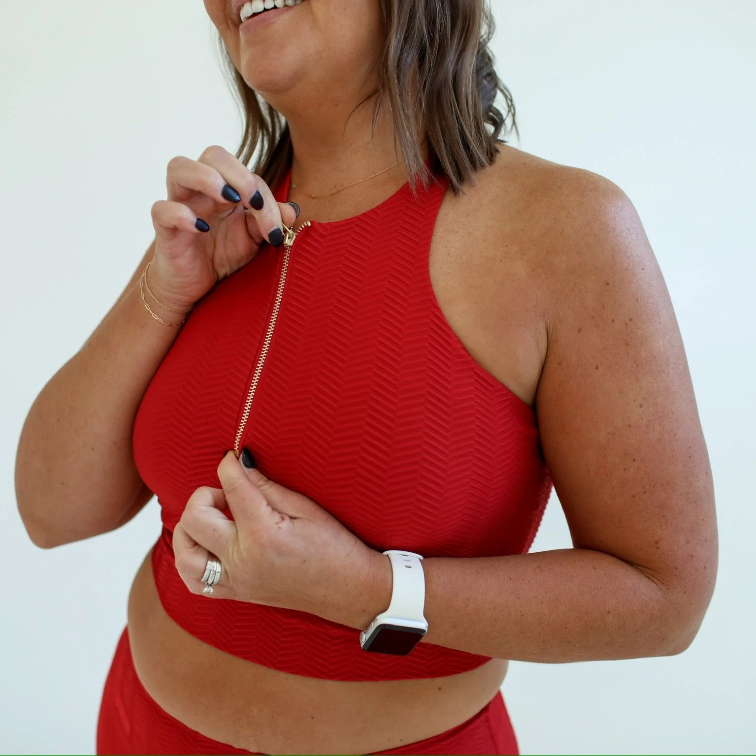 Herringbone Long Line Bra | Day1 Fitness