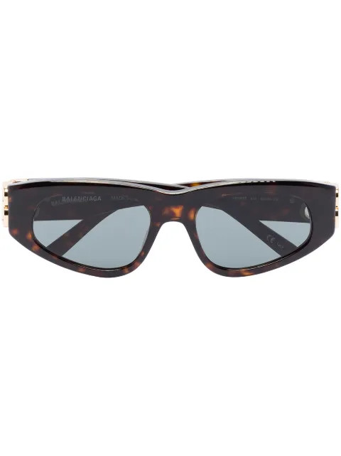 Balenciaga Eyewear Tortoiseshell Cat Eye Sunglasses - Farfetch | Farfetch Global