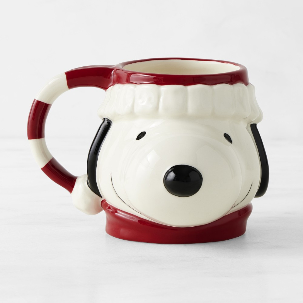 PEANUTS™ x Williams Sonoma Snoopy Figural Mug | Williams-Sonoma