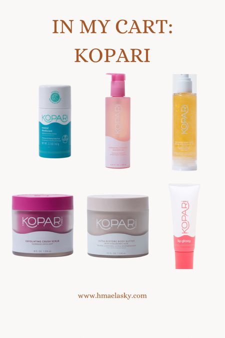 What’s in my cart at Kopari! 

#skincare #beauty #cleanskincare #beautyproducts #bodycare 

#LTKbeauty #LTKunder100 #LTKunder50