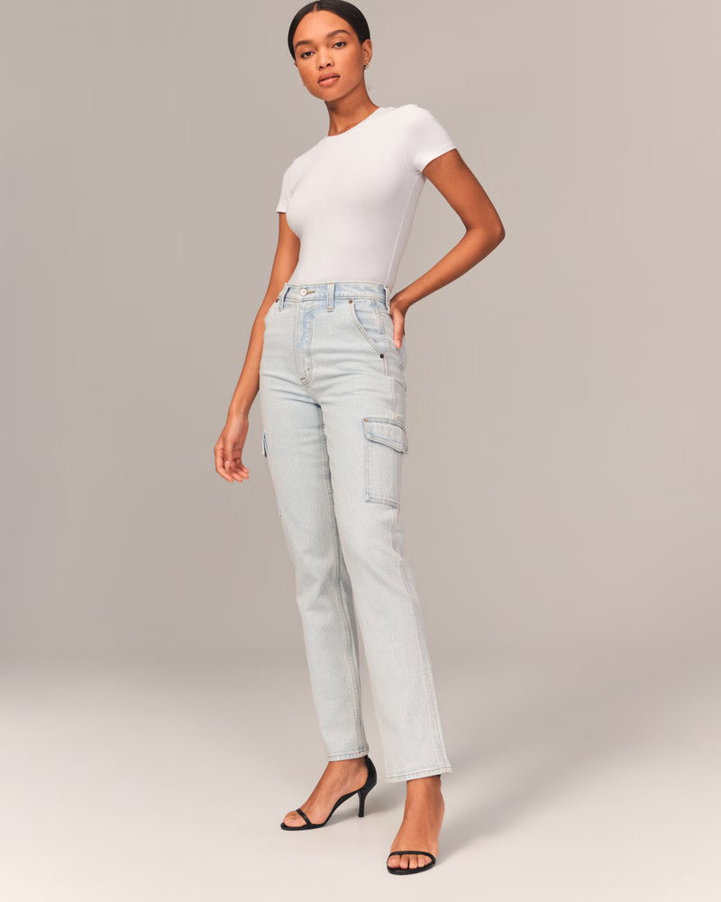 Ultra High Rise 90s Straight Jean | Abercrombie & Fitch (US)