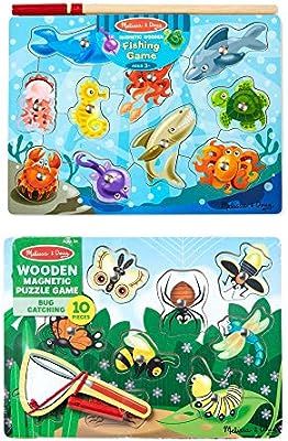 Melissa & Doug Fishing And Bug Catching Magnetic Game Bundle | Amazon (US)