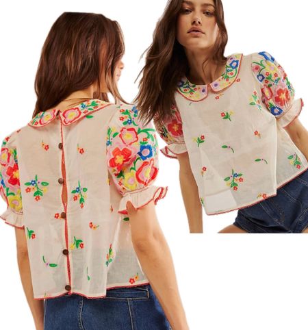How Cute!?! ☀️🌹💙
… love these sweet embroidered summer blouse!



#LTKSeasonal